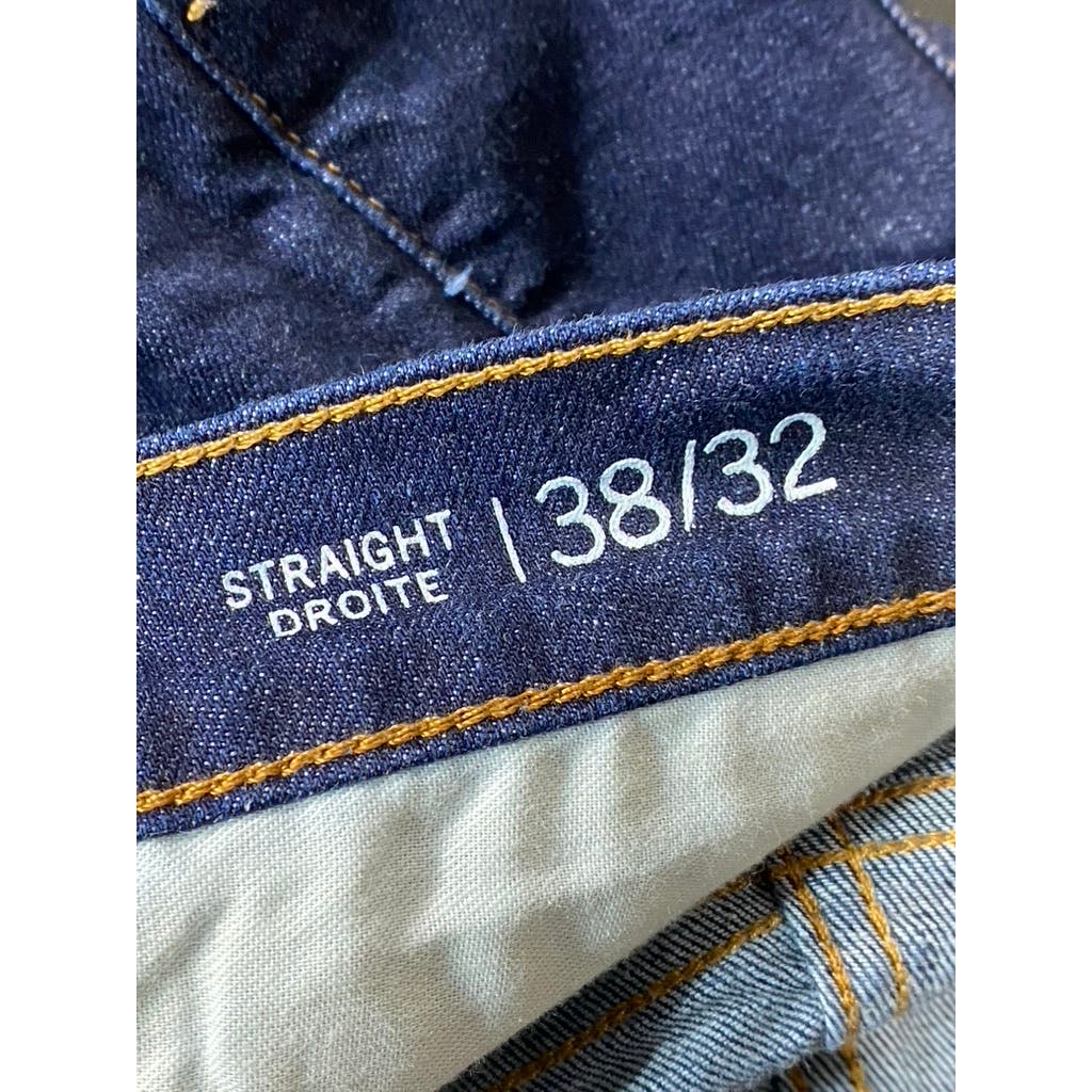 TOMMY HILFIGER Denim Men's Navy Straight-Leg Droite Jeans SZ 38X32