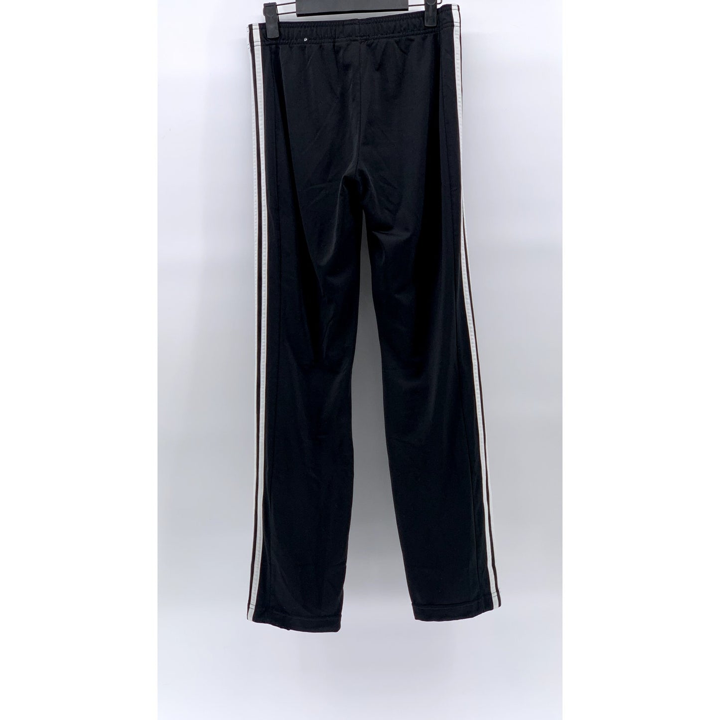 ADIDAS Women's Black-White Classic Pull-On Relaxed-Fit Track Pants SZ S