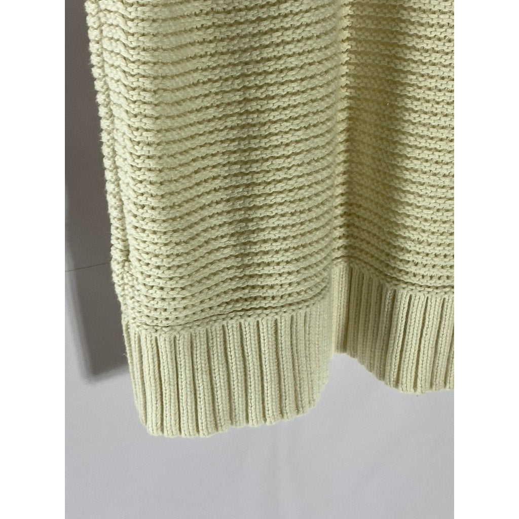 BANANA REPUBLIC Women's Cream Knit Scoop-Neck Sweater Tank Top SZ S