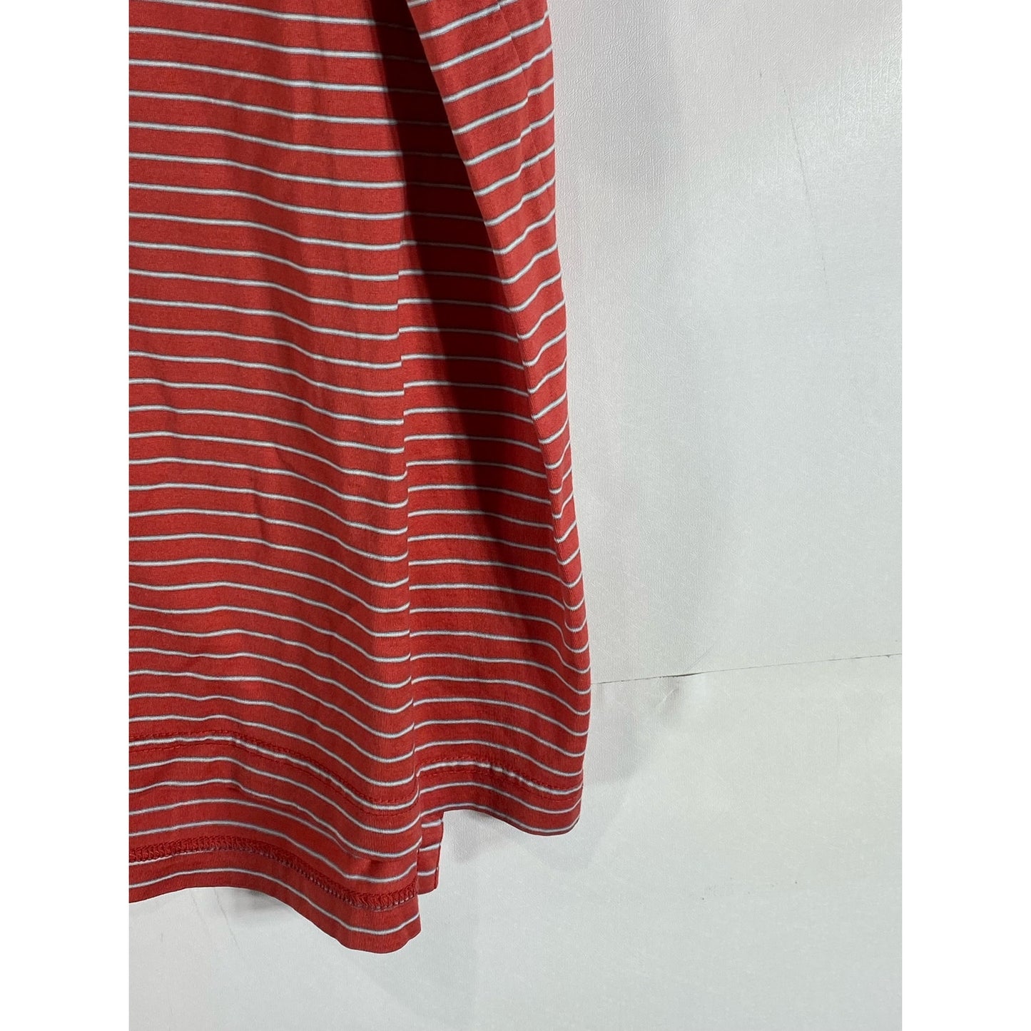 PETER MILLAR Men's Red Desert Mountain Striped Short Sleeve Regular-Fit Polo SZL