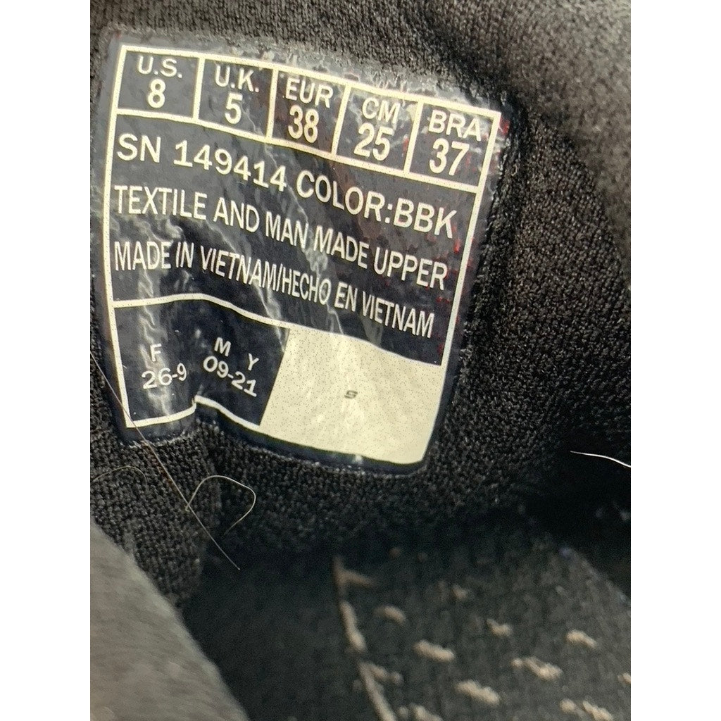 SKECHERS Women's Black Arch-Fit Lightweight Lace-Up Active Sneakers SZ 8