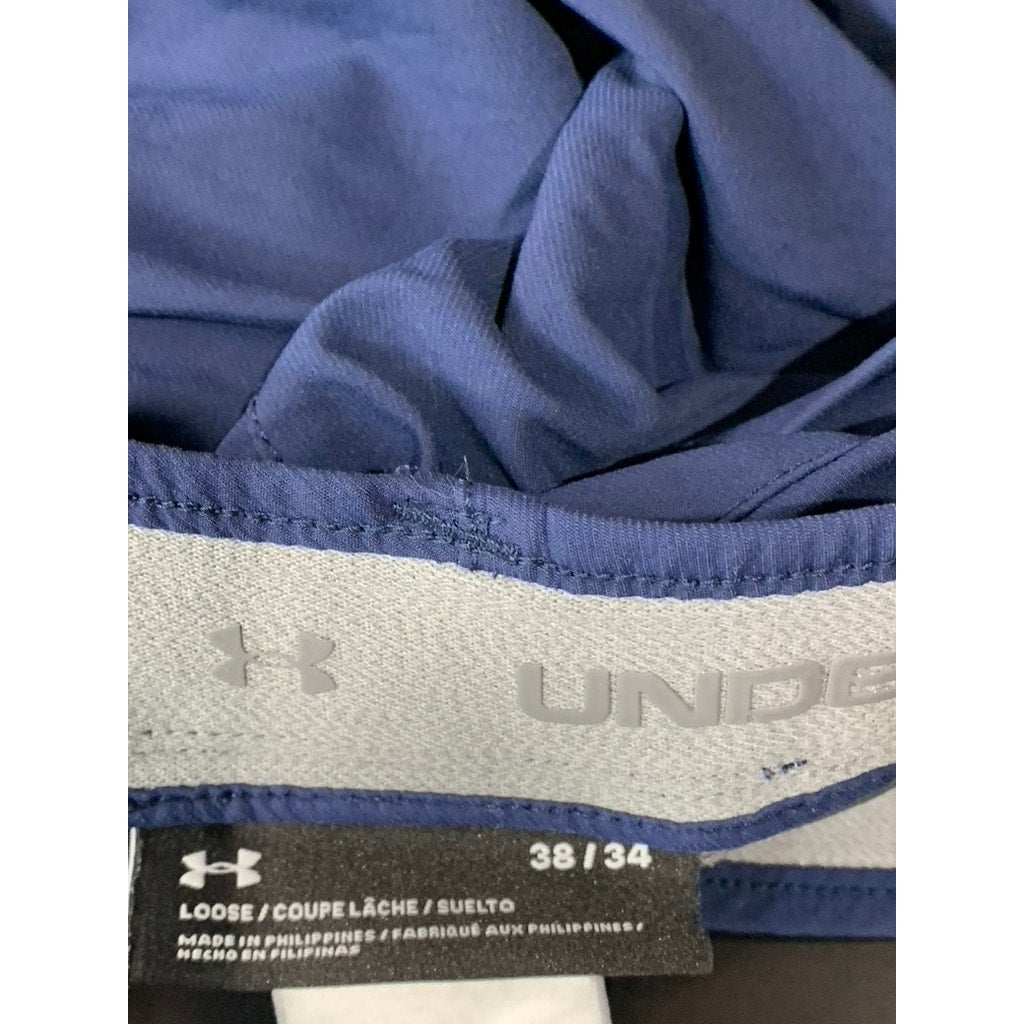 UNDER ARMOUR Men's Navy UA Loose Golf Pants SZ 38X34