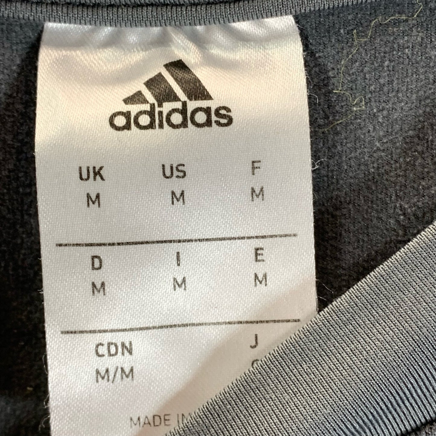 ADIDAS Men's Gray Crewneck Climalite Long Sleeve Active T-Shirt SZ M