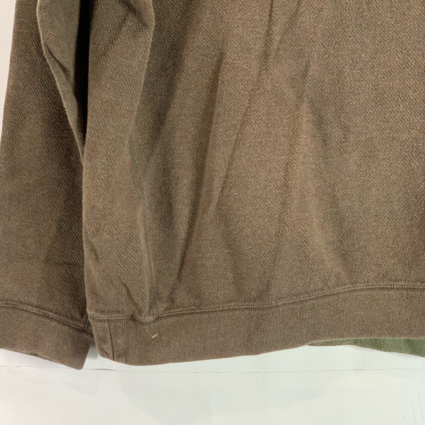 TOMMY BAHAMA Men's Brown Split-Neck Pullover Sweater SZ M
