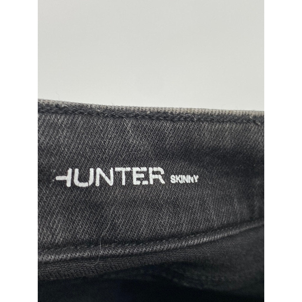 DL 1961 Men's Black Denim Distressed Hunter Skinny Jeans SZ 31X32
