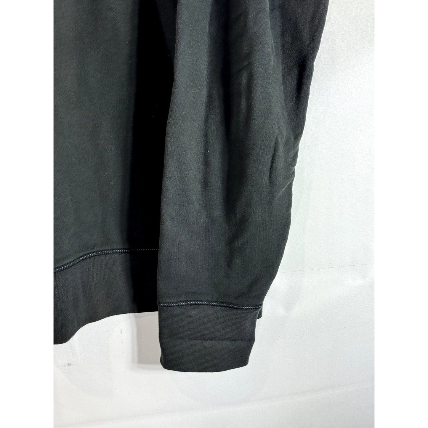 TOMMY BAHAMA Women's Black Henley Pullover Thumbhole Sweater SZ XL