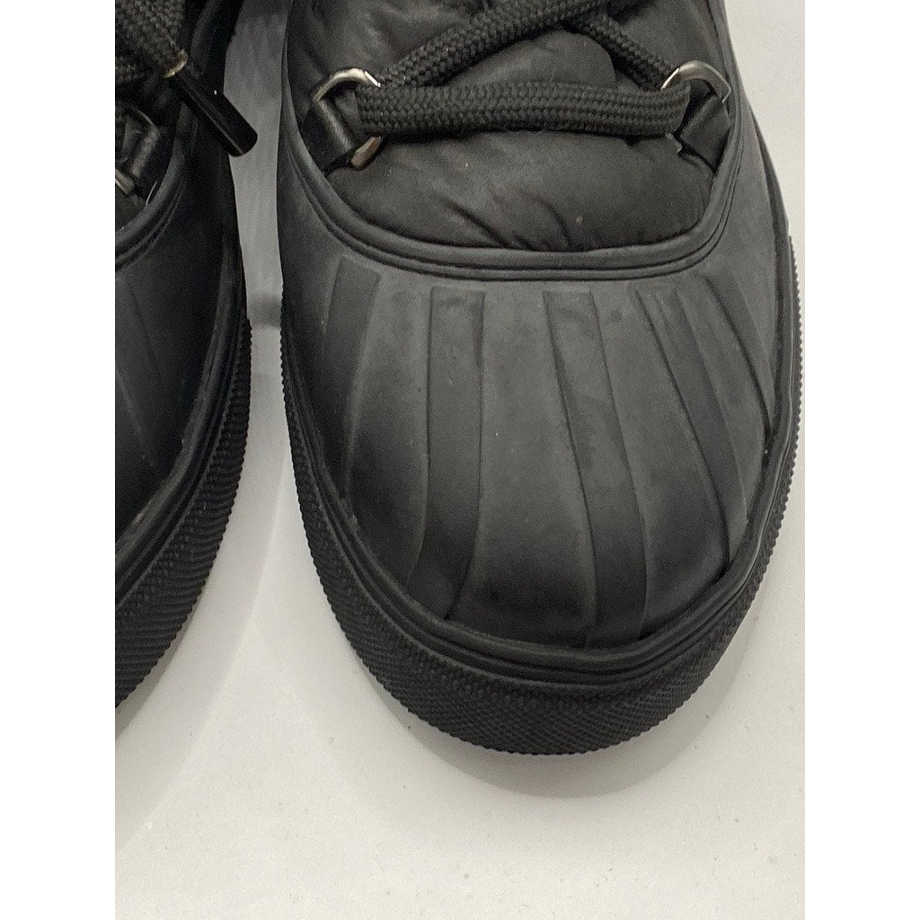 INUIKII Women's Black Tall Lace-Up Quilted Winterwear Boots SZ US9