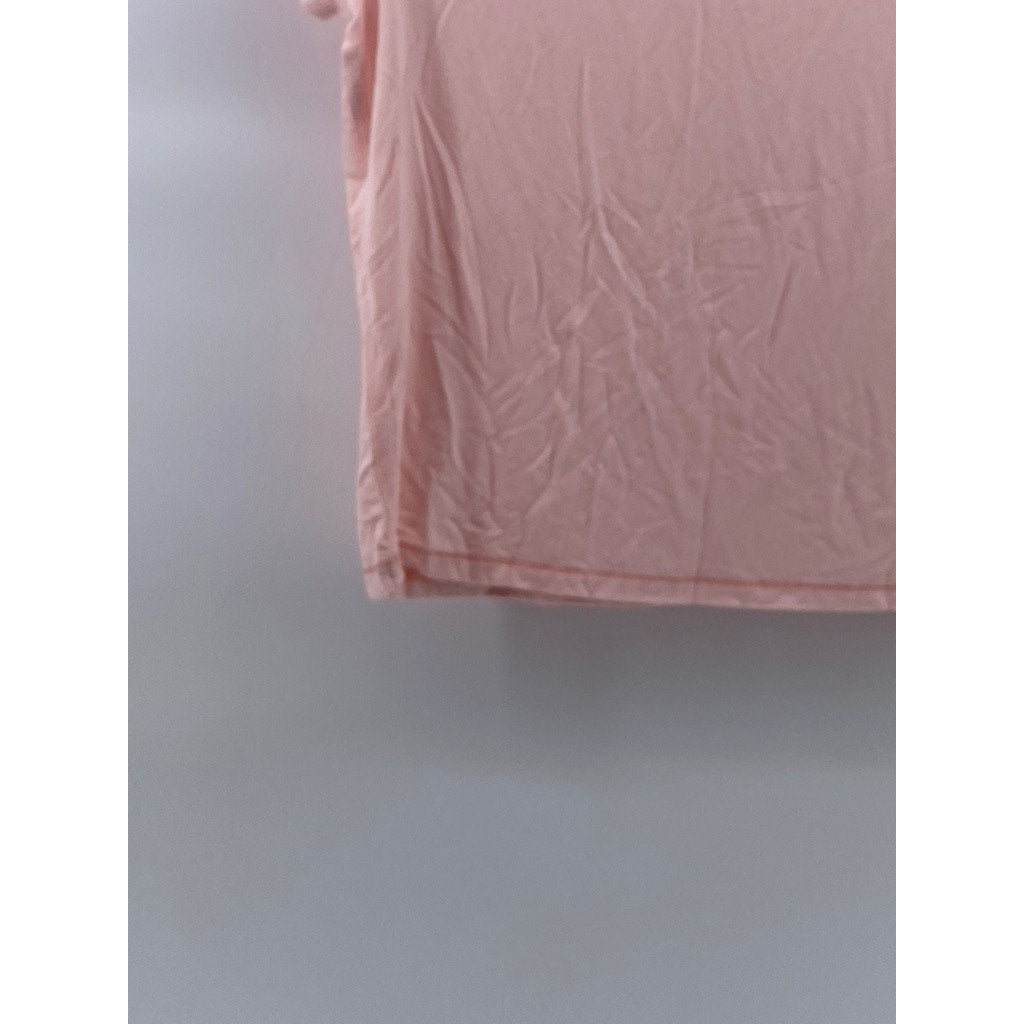 AMERICAN EAGLE Women's Light Pink Soft & Sexy Crewneck Short Sleeve Top SZ S