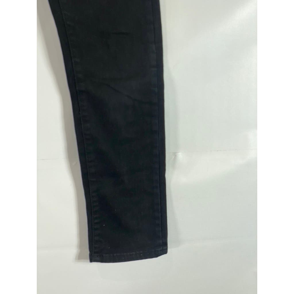 TOPMAN Men's Solid Black Stretch Slim-Fit Five-Pocket Jeans SZ 26X30