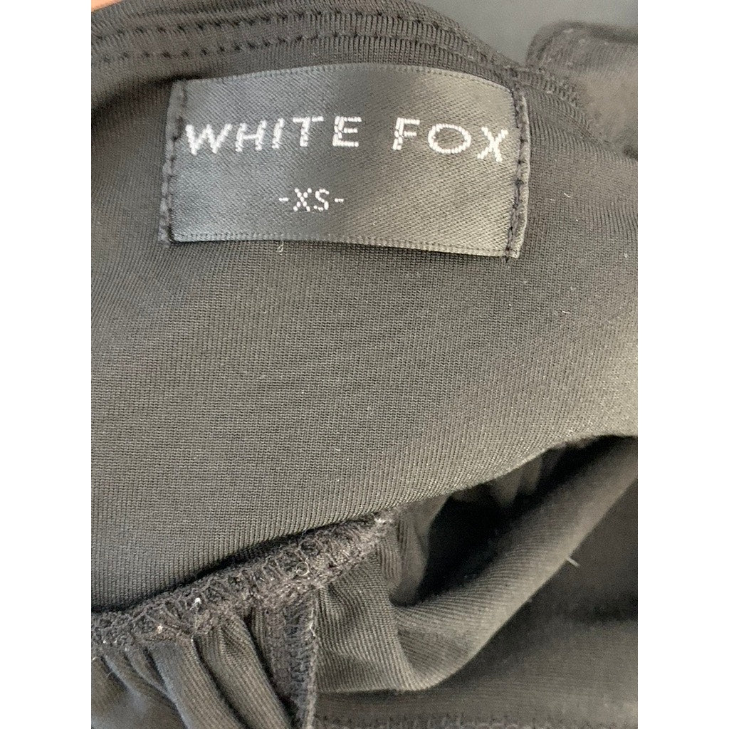 WHITE FOX Women's Solid Black My Pleasure Sleeveless Mini Dress SZ XS