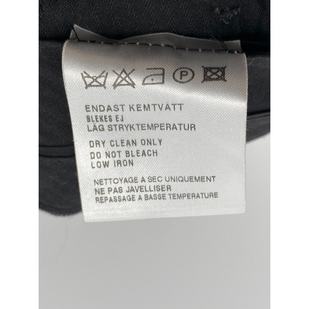 ACNE Men's Charcoal Wool Aktie Straight-Leg Pants SZ 48(US32)