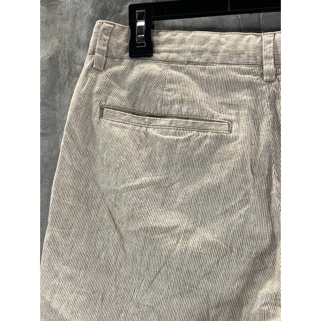 BANANA REPUBLIC Men's Tan Linen-Blend Shorts SZ 30