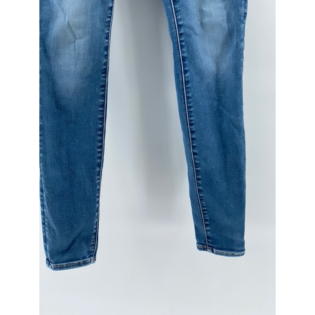 AMERICAN EAGLE Women's Medium Blue Wash Next Level Stretch Hi-Rise Jeggings SZ 4