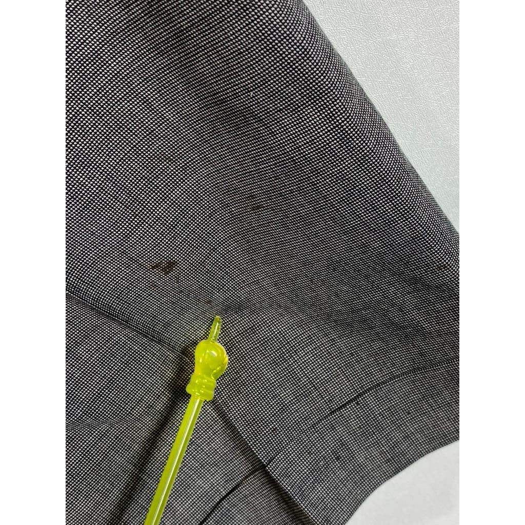 PRONTO UOMO Men's Black Modern-Fit Flat Front Wool Dress Pants SZ 39X30