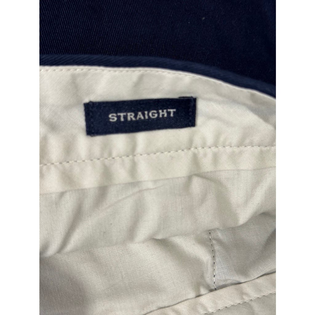 J.CREW Factory Men's Navy Straight-Fit Flex Chino Pants SZ 33X32