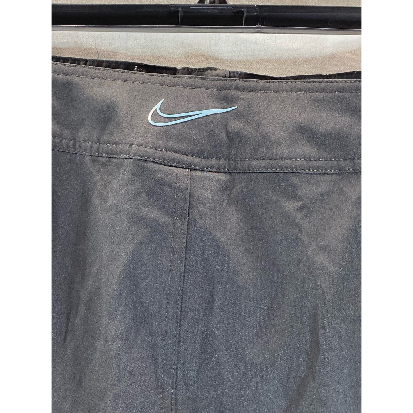 NIKE Men's Black/Blue Drawstring Pull-On Swim Trunks SZ 32
