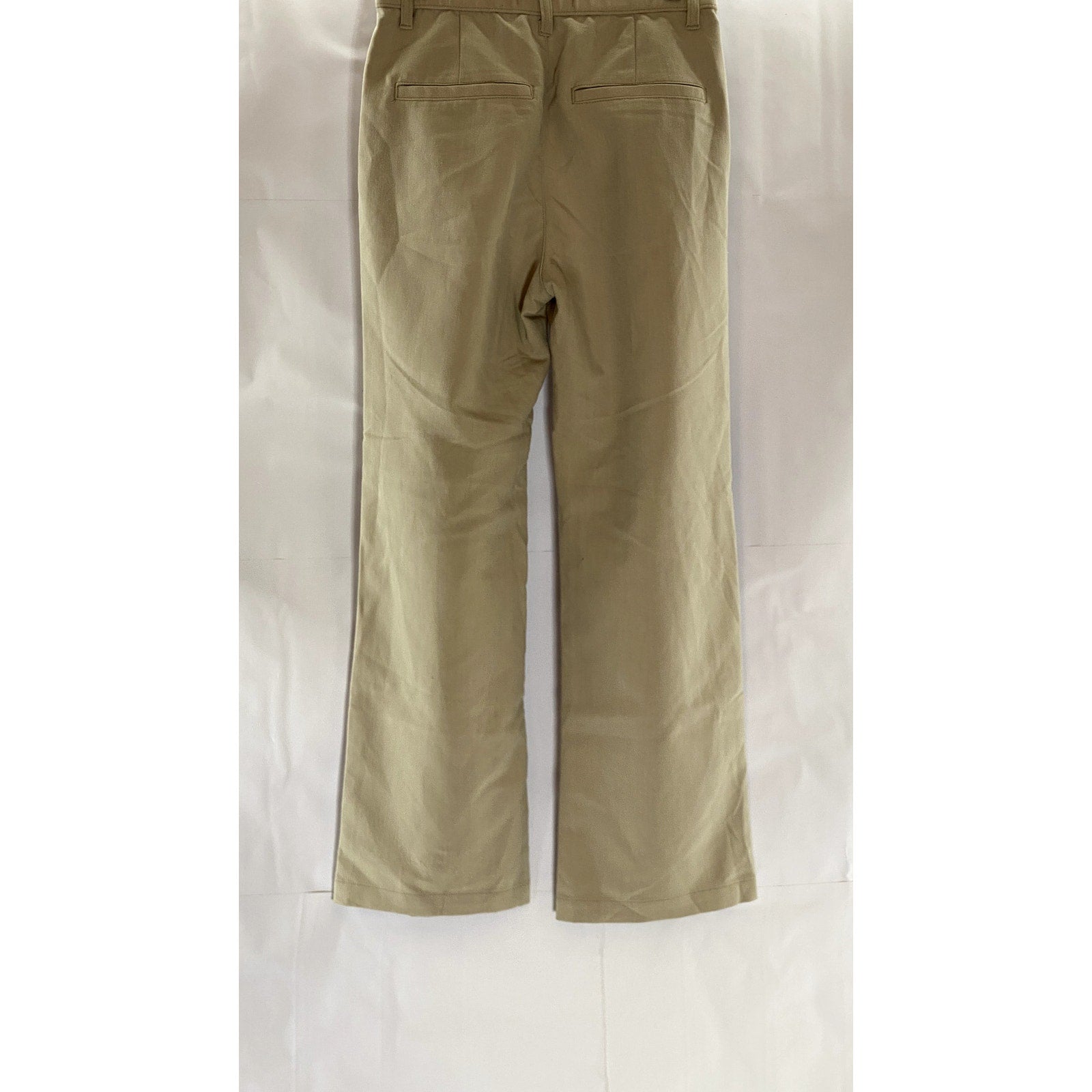 ABERCROMBIE & FITCH Women's Tan Regular-Fit Mid-Rise Wide-Leg Dress Pant SZ  28