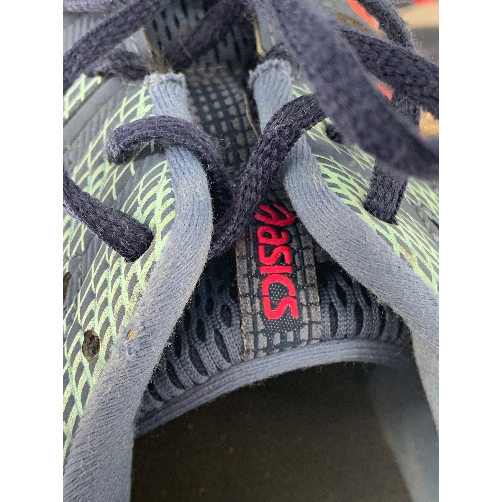 ASICS Women's Blue Mesh Gel-Contend 6 Lace-Up Running Sneakers SZ 9.5