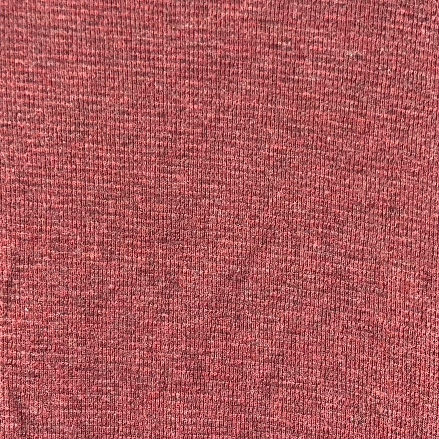 EDDIE BAUER Men's Red Wild River Thermal Henley Long Sleeve Shirt SZ M