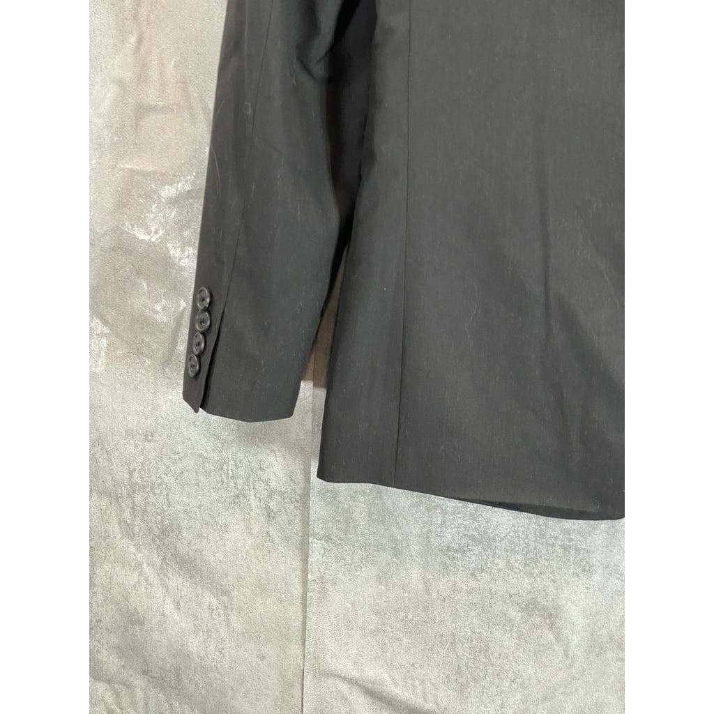 ASOS Men's Black Solid Single-Button Blazer SZ 34