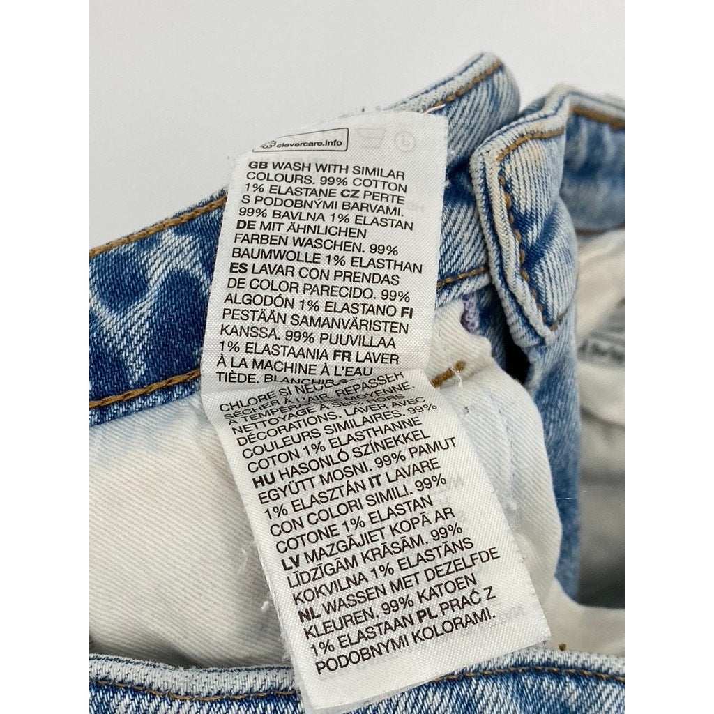 & OTHER STORIES Women's Light Blue Denim Straight-Leg Jean SZ 27/30