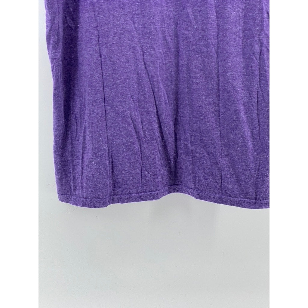 ANVIL Men's Purple New York Film Festival Crewneck Short Sleeve T-Shirt SZ M