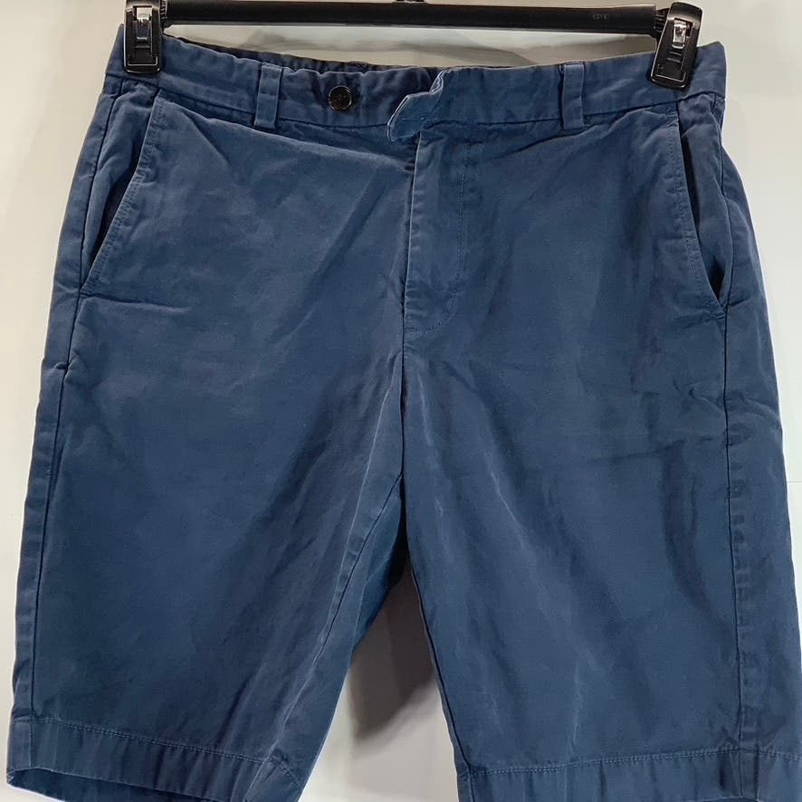 BROOKS BROTHERS Men's Blue Cotton Stretch Bermuda Shorts SZ 33