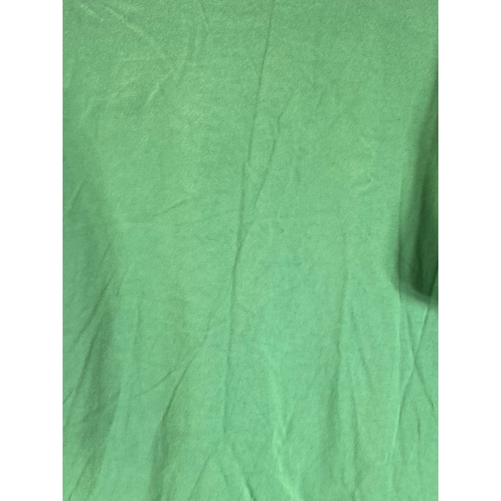 LANDS' END Men's Green Crewneck Super-T Short Sleeve T-Shirt SZ XL
