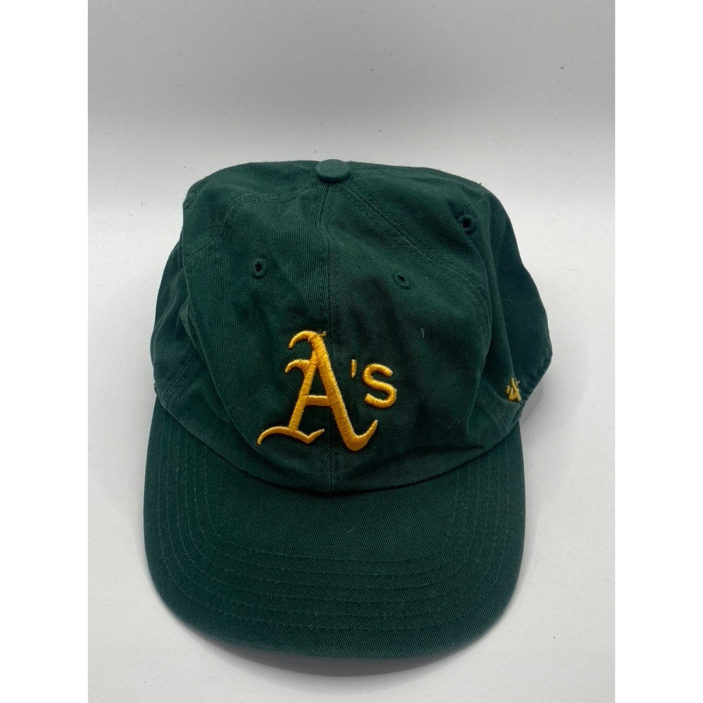 47’ BRAND Women’s Green-Yellow Embroidered A’s Adjustable Hat SZ OS