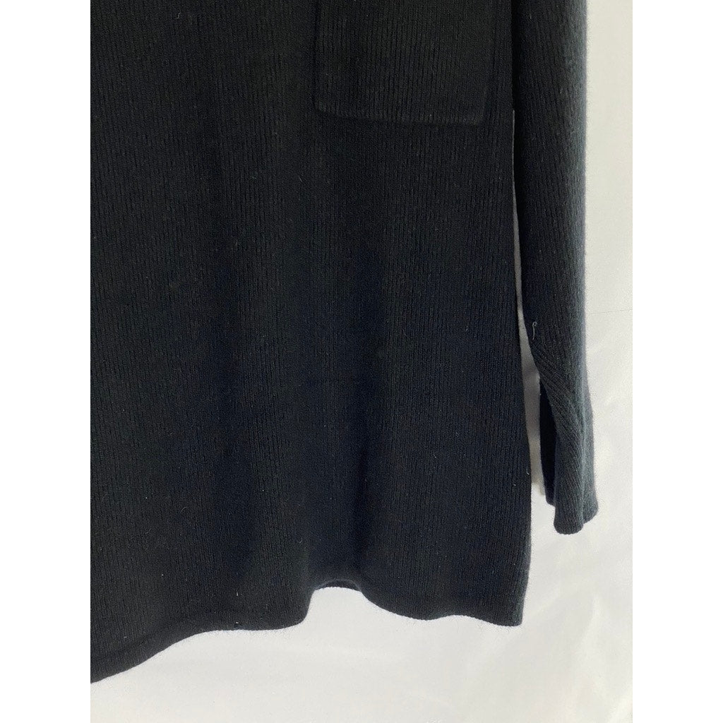 TSE Women's Black Crewneck Knit Pure Cashmere Pullover Sweater SZ M