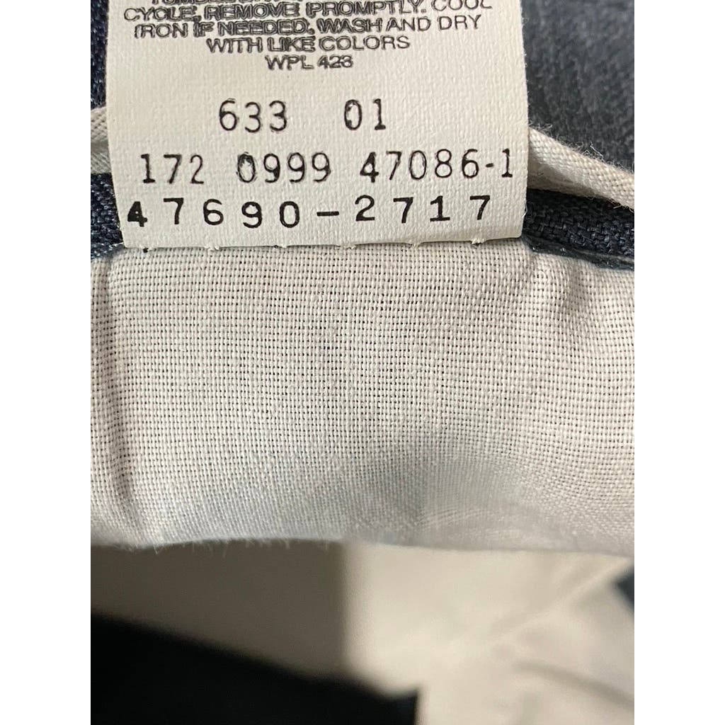 LEVI'S Men's Blue Vintage Action Slacks Flat Front Dress Pants SZ 40X30
