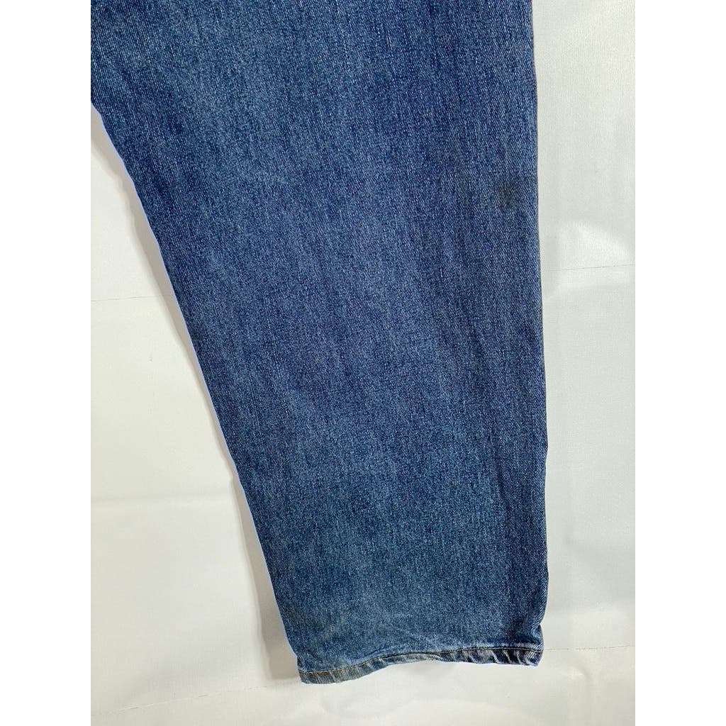 LEVI’S Men’s Medium Blue 550 Relaxed-Fit Five-Pocket Denim Jeans SZ 46X30