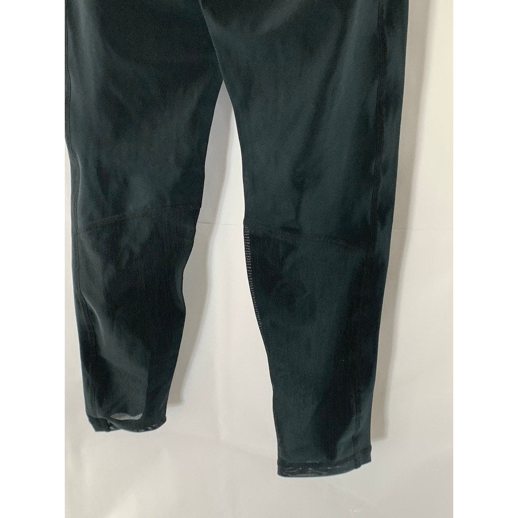 NIKE PRO 365 Women's Black Elastic Waist 7/8 Length Pull-On Leggings SZ S