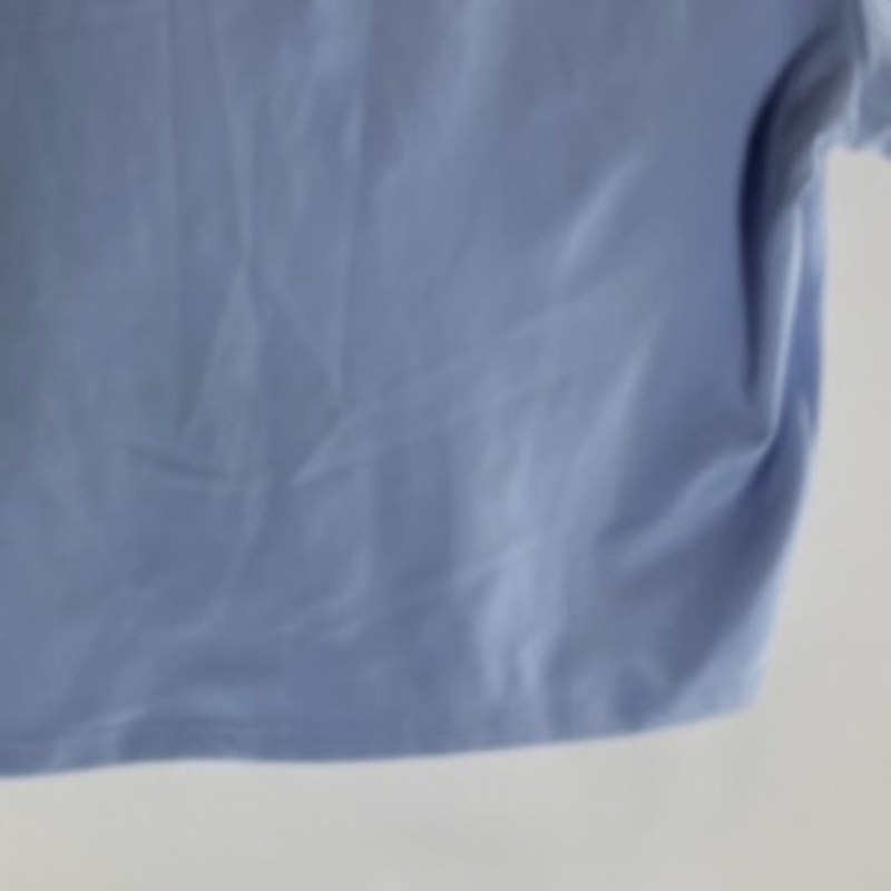 90 DEGREE By REFLEX Women's Light Blue Short Sleeve Cropped Tennis Polo Top SZ L