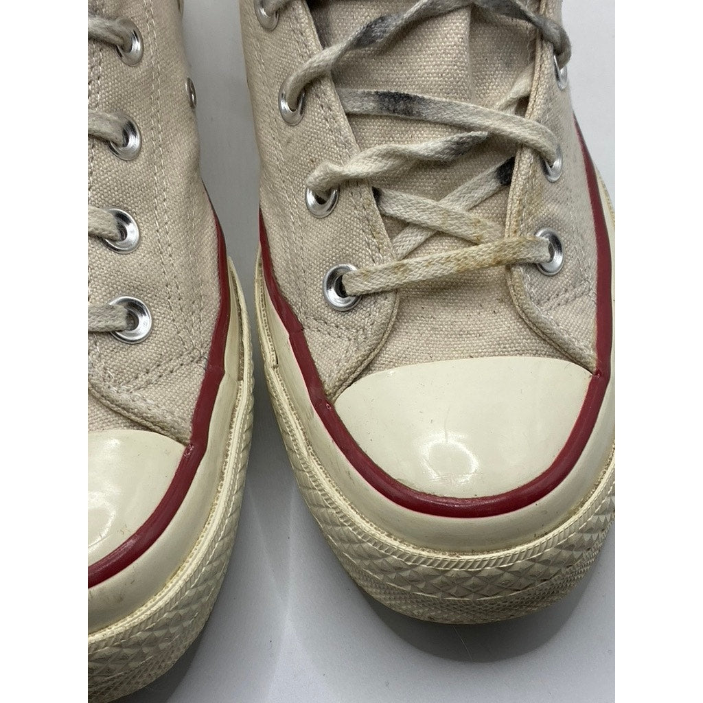 CONVERSE Unisex Adult Beige Chuck 70 Canvas All-Star Hi-Top Sneakers SZ M6/W8