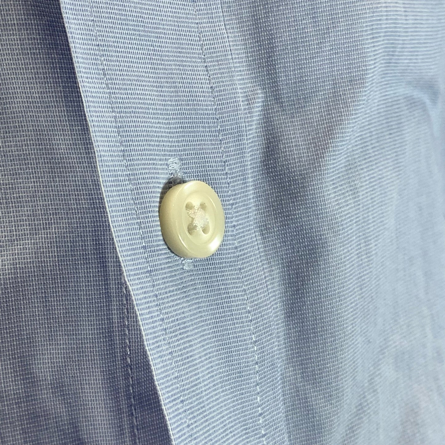 J.CREW FACTORY Men's Classic Blue Slim Performance Button-Up Dress Shirt SZ XL