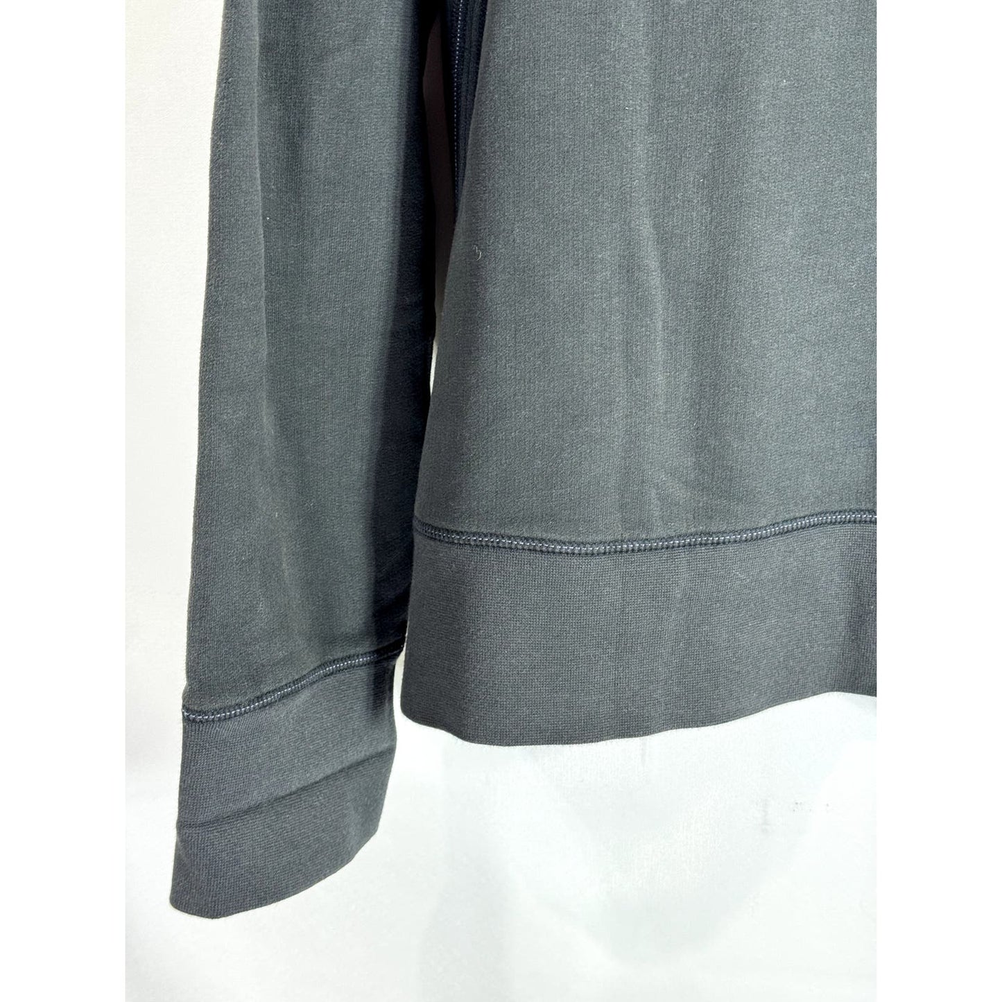 TOMMY BAHAMA Women's Black Henley Pullover Thumbhole Sweater SZ XL