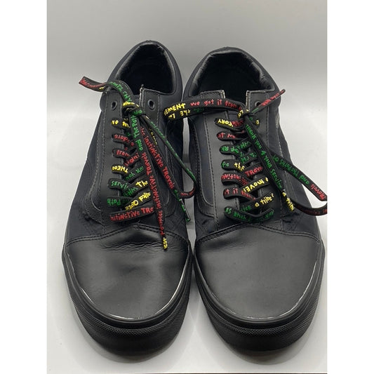 VANS Men’s Black A Tribe Called Quest Logo Lace-Up Sneakers SZ 13