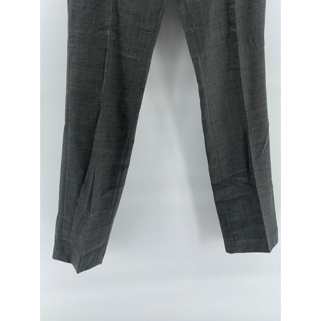 ACNE Men's Charcoal Wool Aktie Straight-Leg Pants SZ 48(US32)