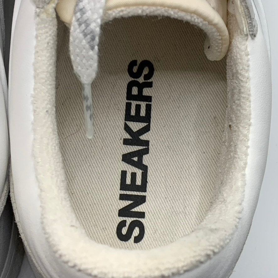 A.P.C. Unisex Men's Plain Minimalist Low Top Gray/White Sneakers SZ 44 US 11