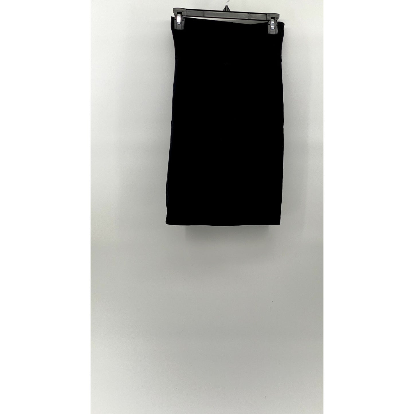 AMERICAN APPAREL Women's Black Stretch Pull-On Knee Length Bodycon Skirt SZ XS