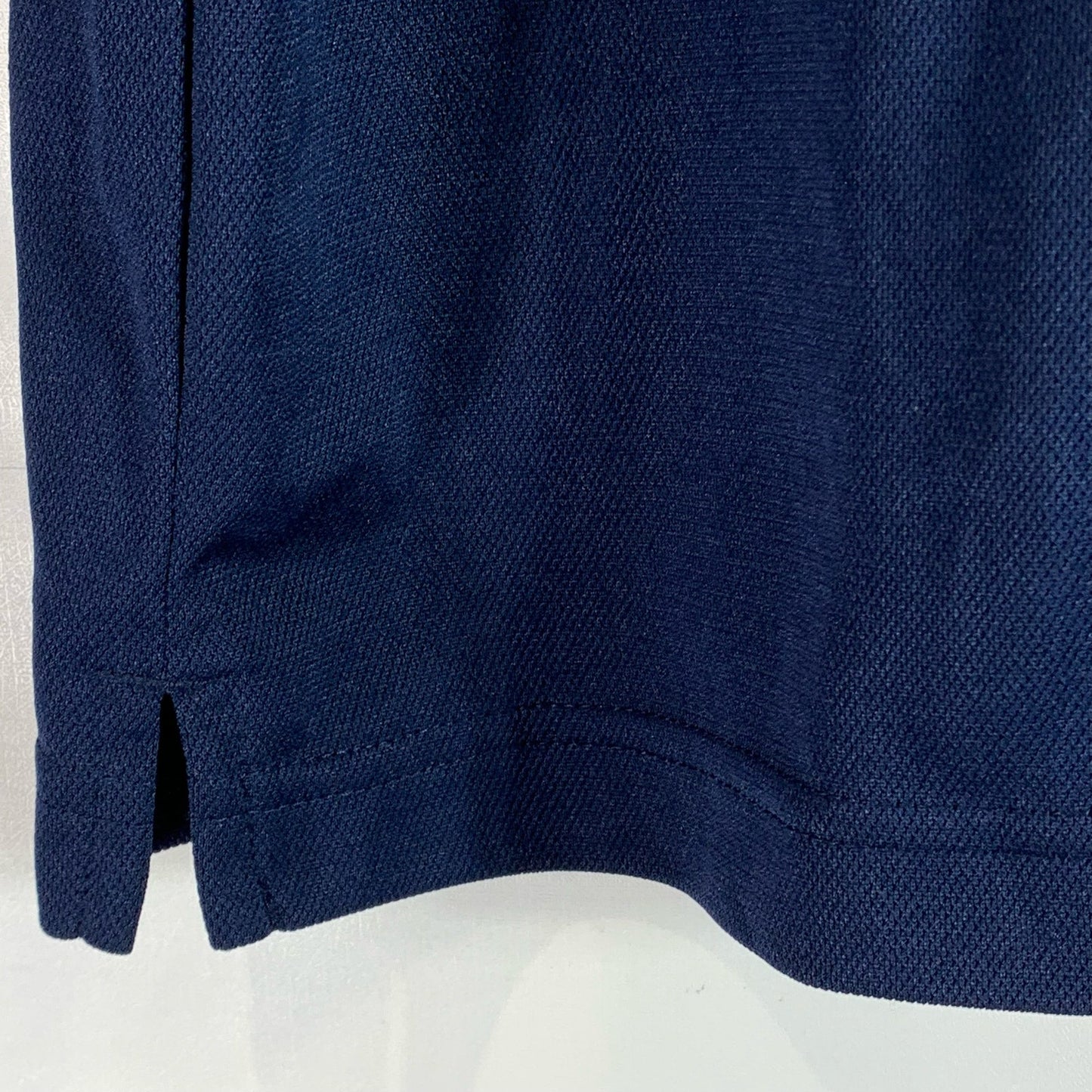 ADIDAS Men's Navy Climalite Standard-Fit Short Sleeve Golf Polo SZ L