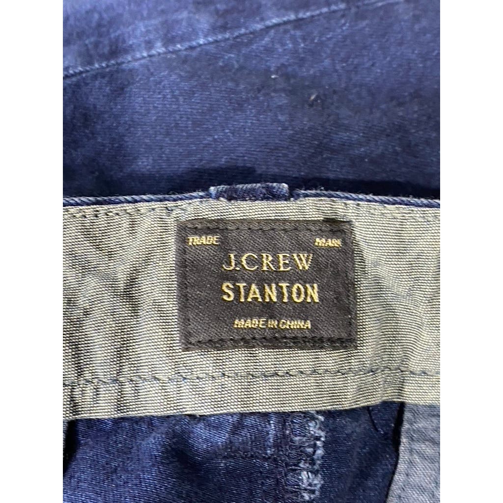 J.CREW Men's Navy Stretch Regular-Fit Chino Shorts SZ 30