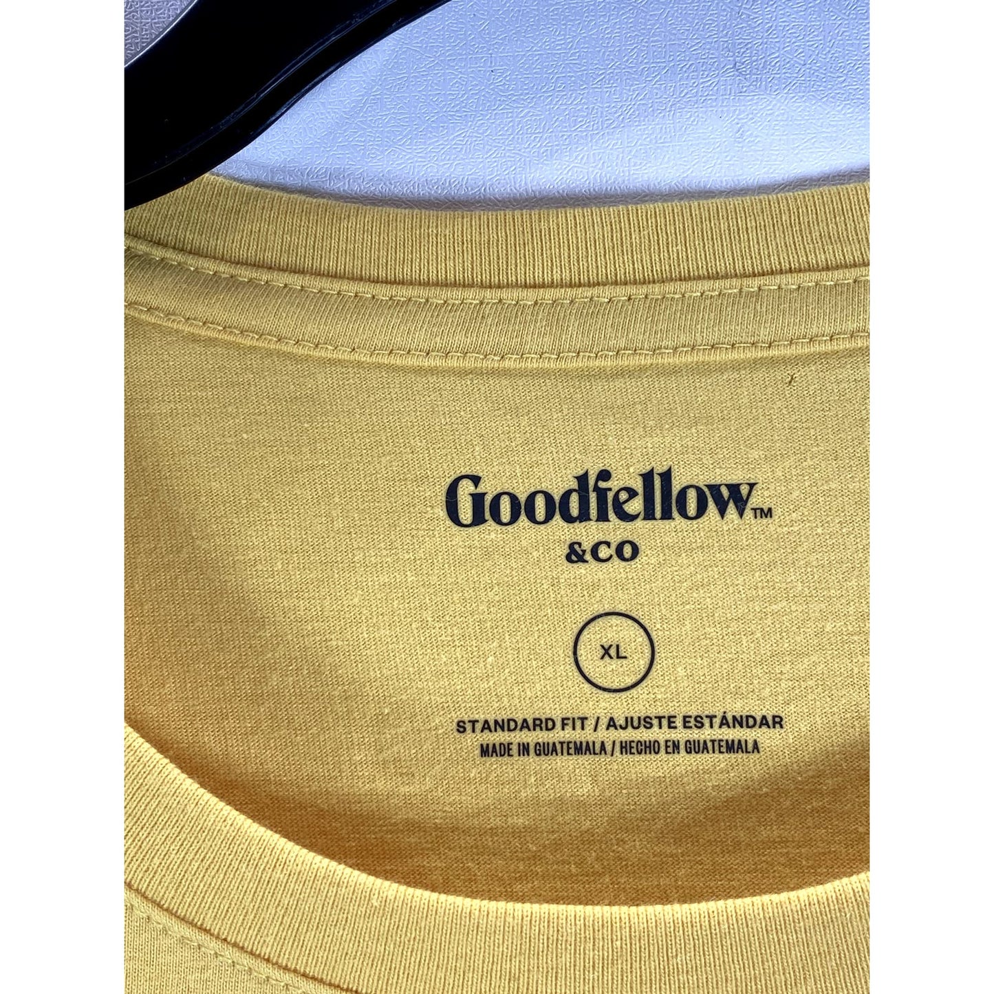 GOODFELLOW & CO Men's Yellow Graphic Yellowstone Hike The Trails T-Shirt SZ XL