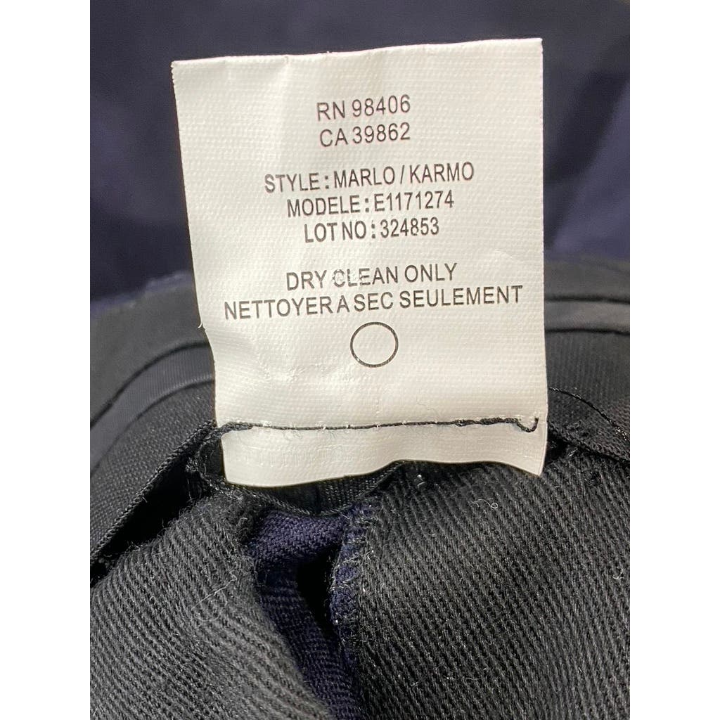 THEORY Men's Navy Marlo Wool Straight-Leg Suit Separate Pants SZ 30