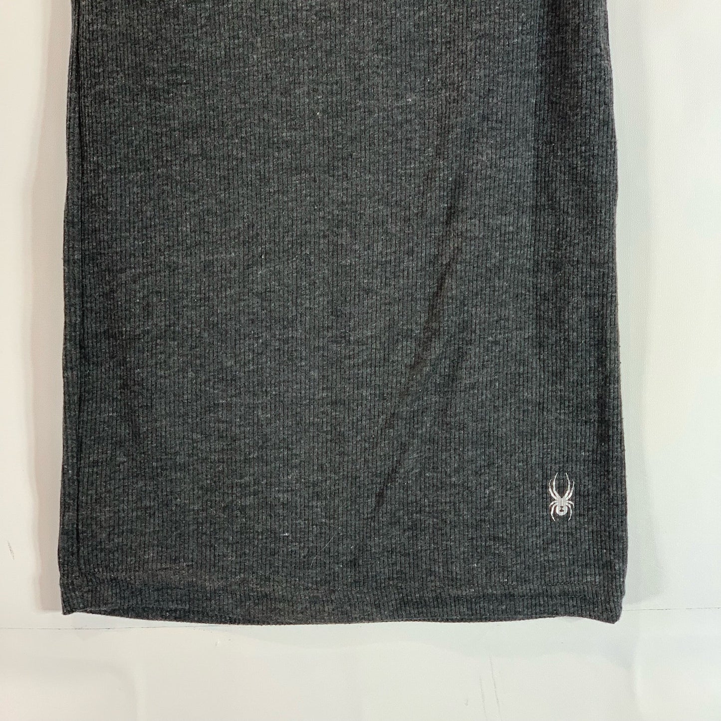 SPYDER Men's Dark Gray Crewneck Ribbed Lightweight Tank SZ M