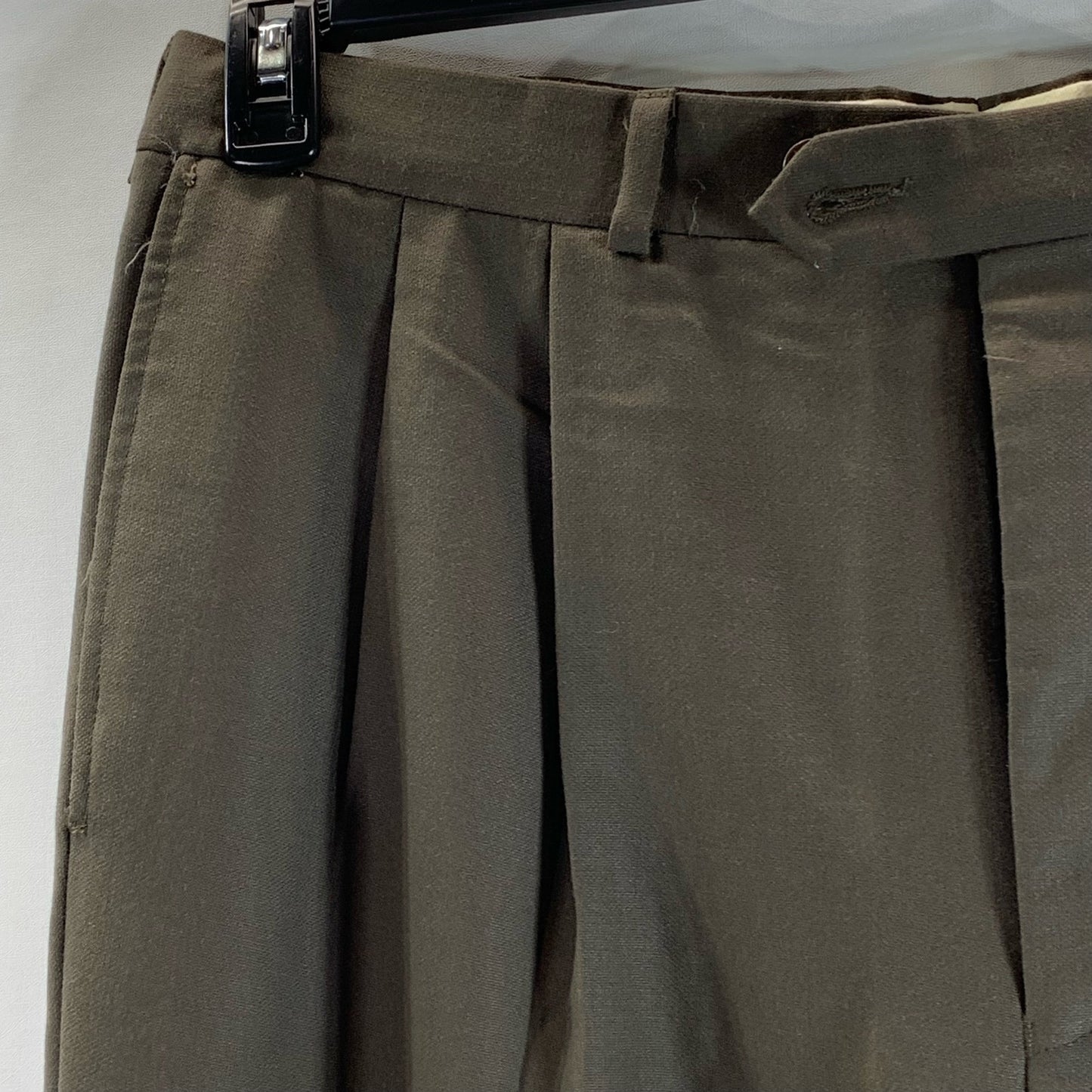 LAUREN RALPH LAUREN Men's Brown Two-Button Wool Suit SZ 44R/34X30