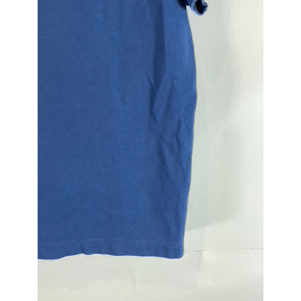 TOMMY BAHAMA Men's Blue Short Sleeve Classic-Fit Polo Shirt SZ L