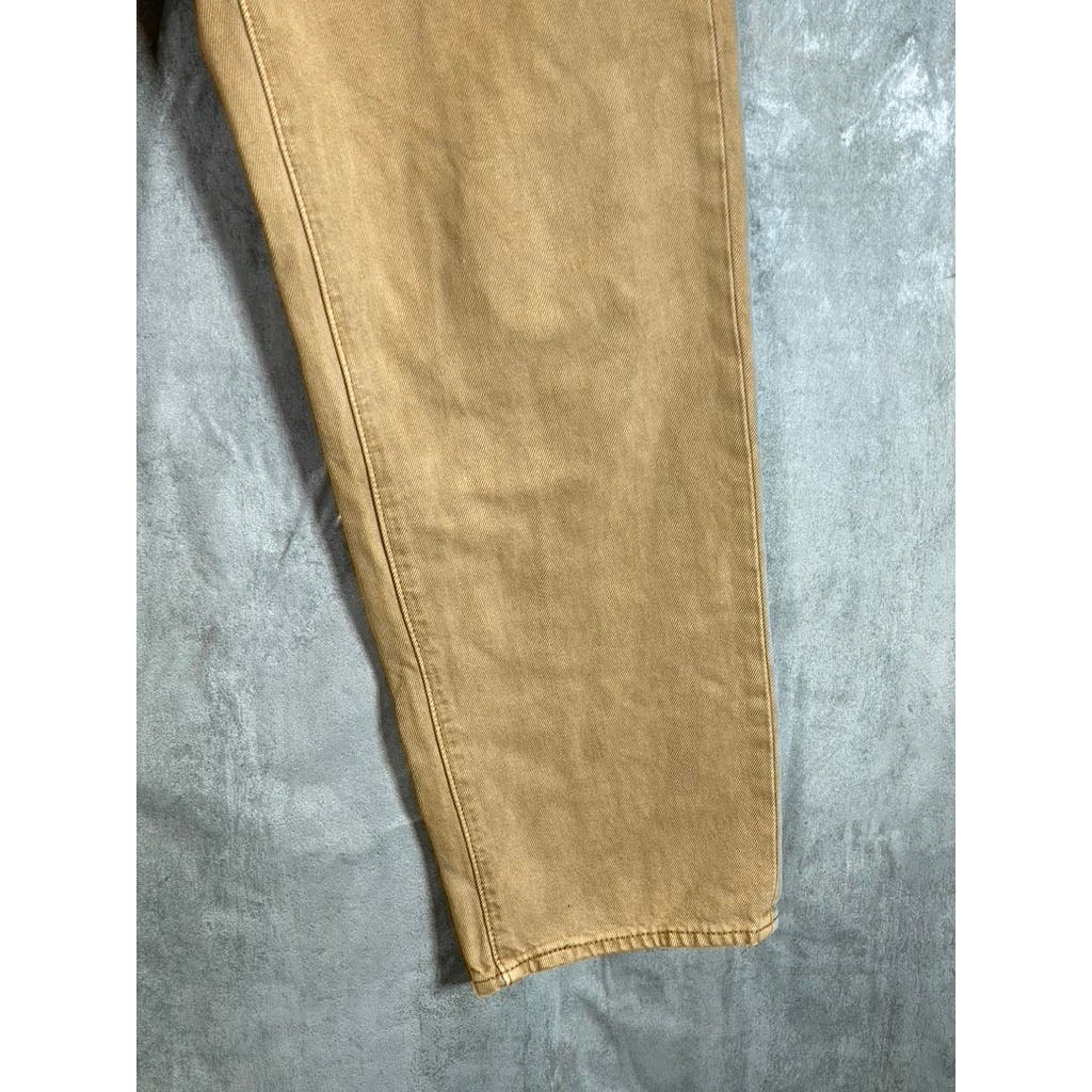 LEVI'S Men's Tan Stay Loose Tapered-Leg Non-Stretch Jeans SZ 30X32