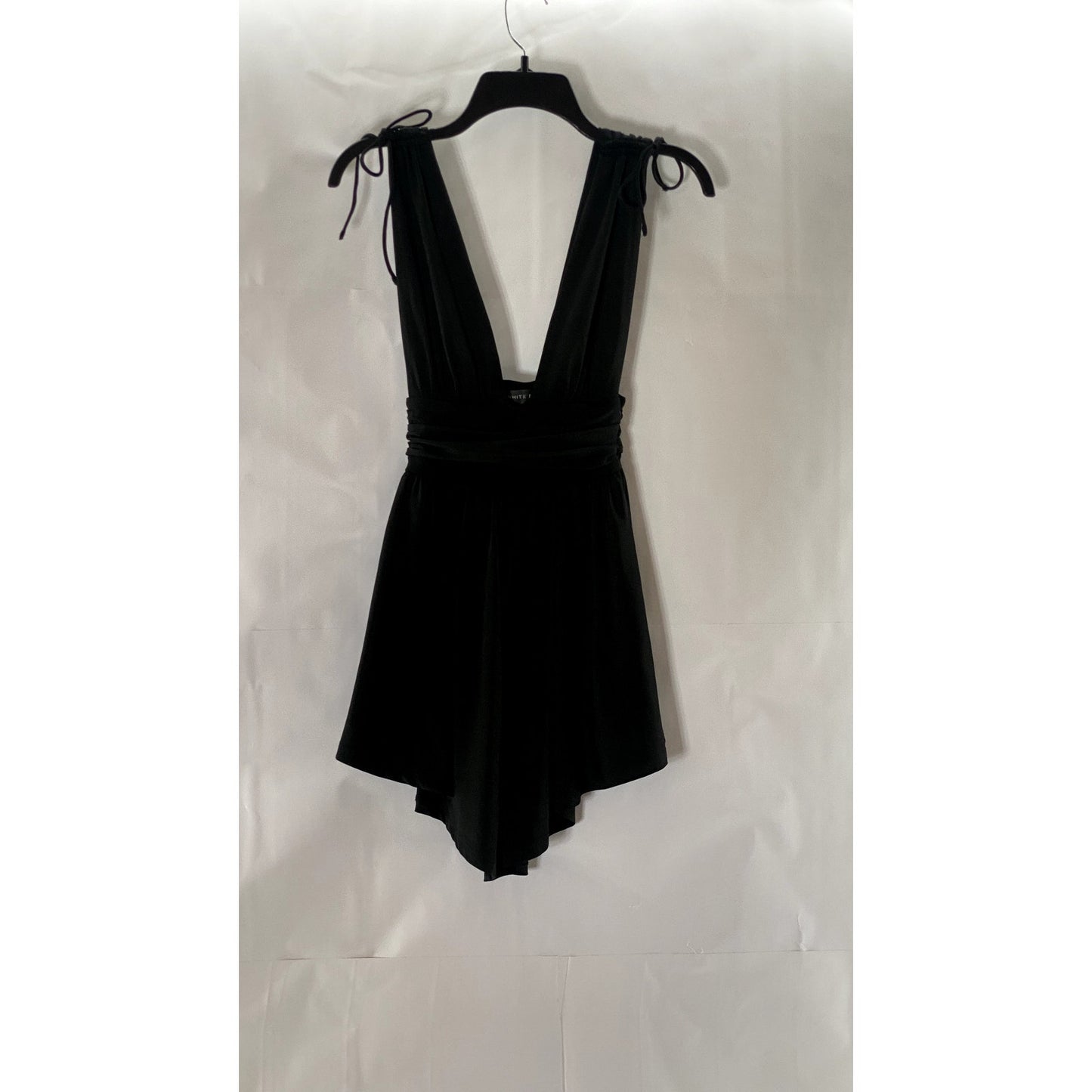 WHITE FOX Women's Solid Black My Pleasure Sleeveless Mini Dress SZ XS